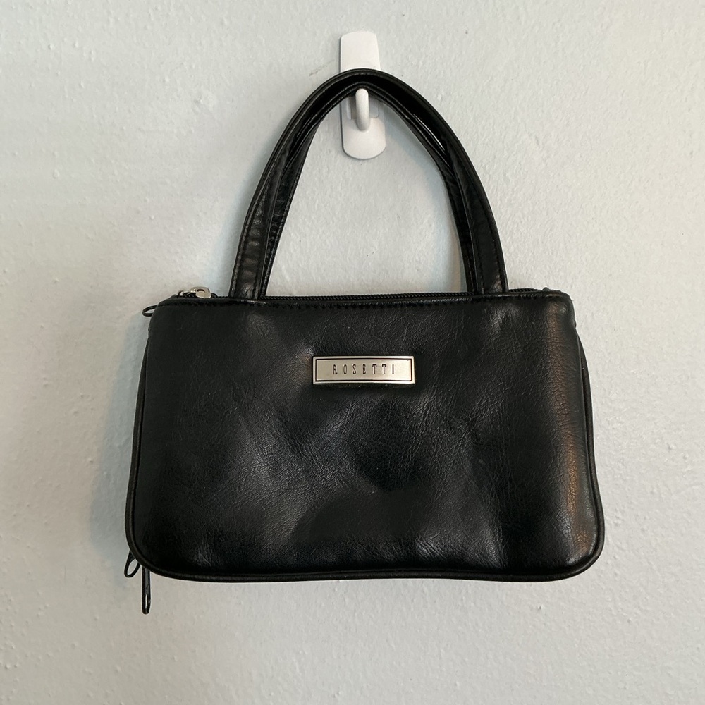 Rosetti Woman’s Small Black Handbag.